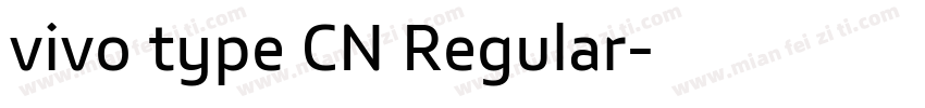 vivo type CN Regular字体转换